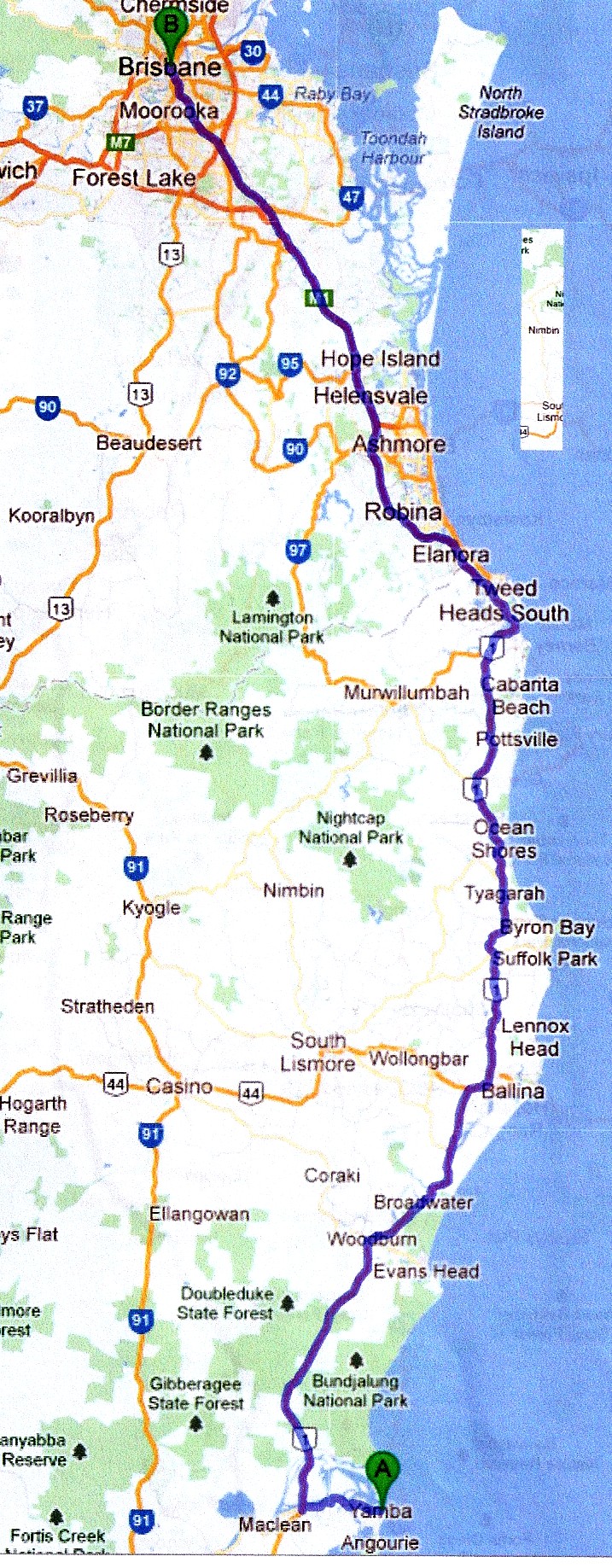 Queensland Map